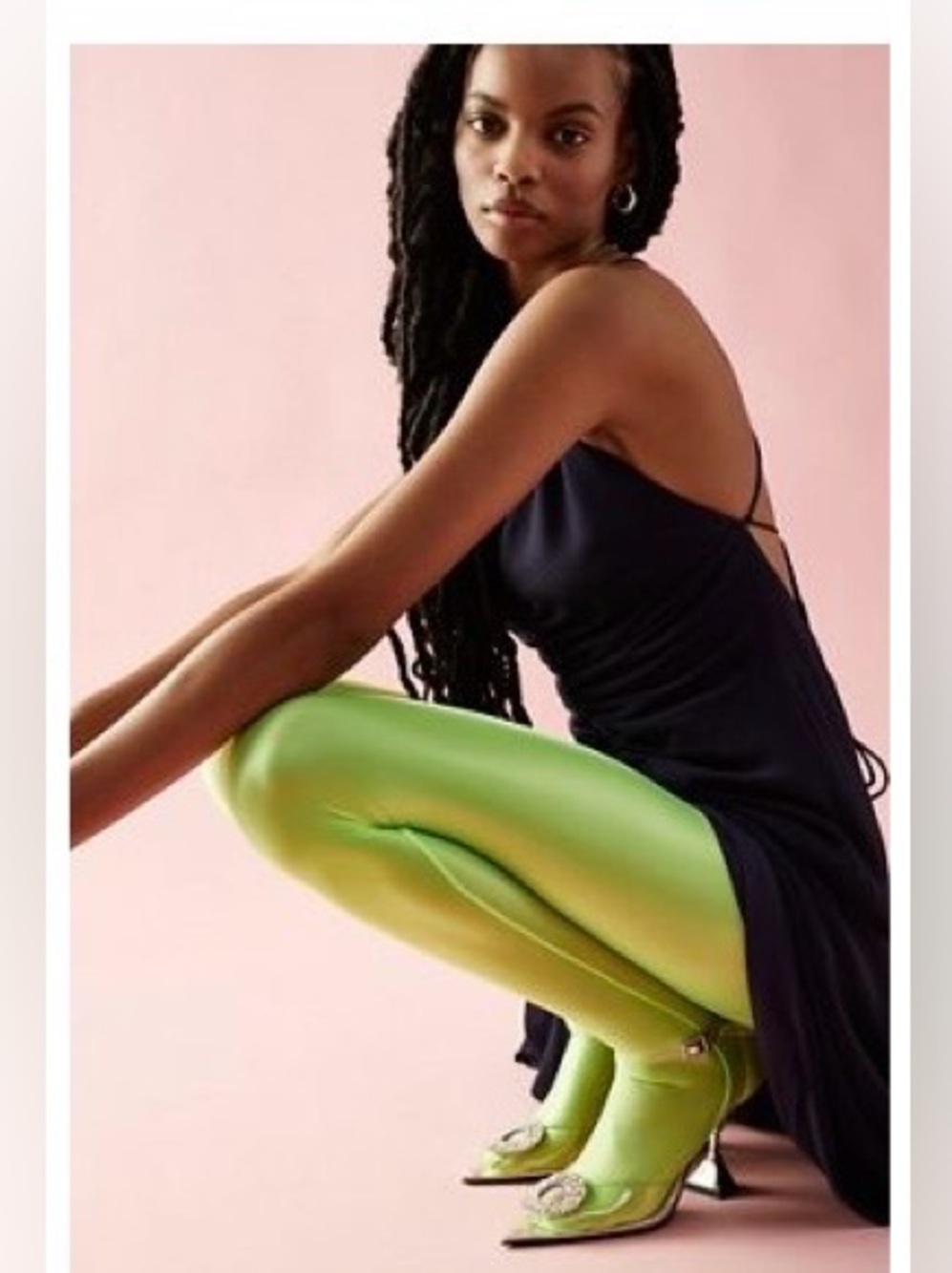 High Heel Jungle Mercury Tights LIME